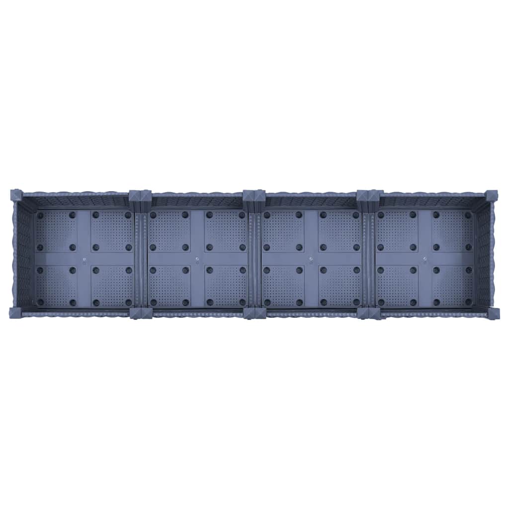 Fioriera Rialzata 160x40x71 cm in Polipropilene
