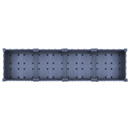 Fioriera Rialzata 160x40x71 cm in Polipropilene