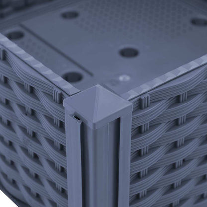 Fioriera Rialzata 160x40x71 cm in Polipropilene - homemem39