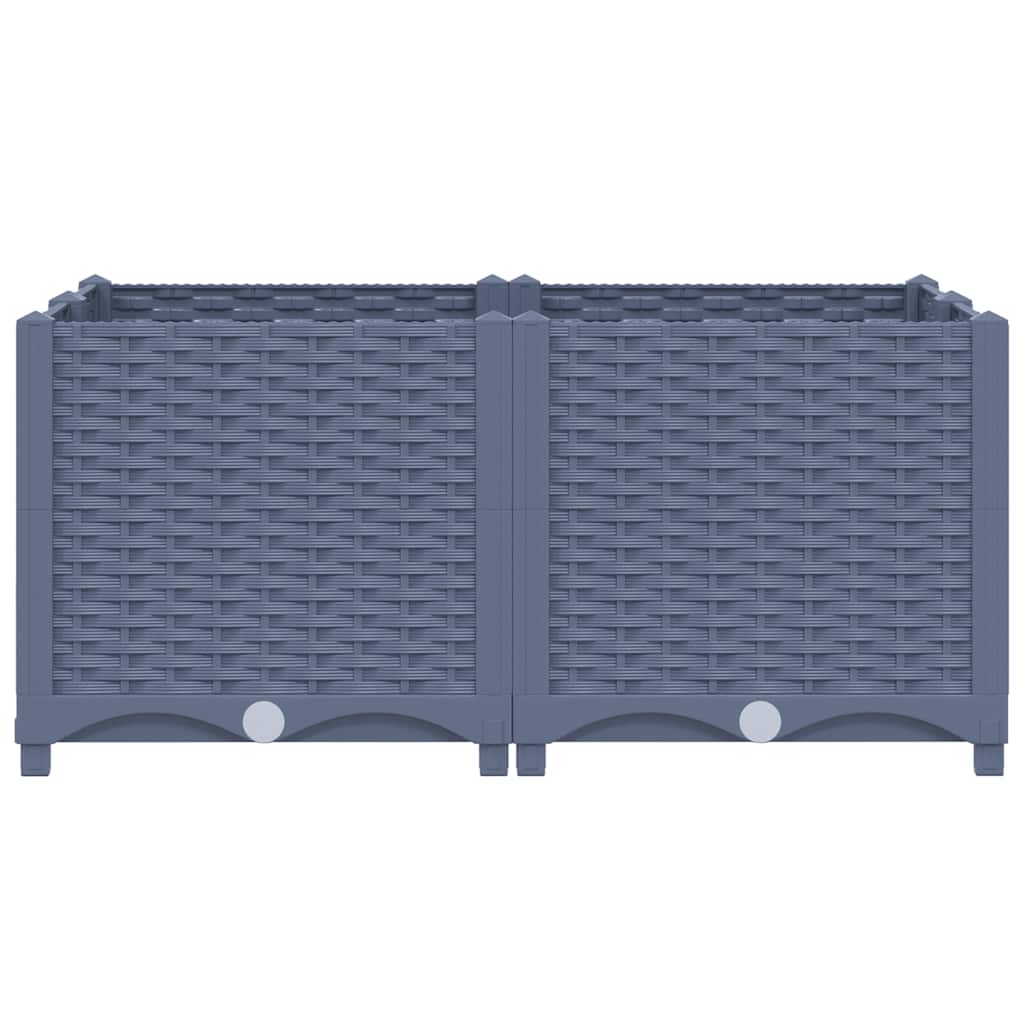 Fioriera Rialzata 80x80x38 cm in Polipropilene