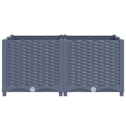 Fioriera Rialzata 80x80x38 cm in Polipropilene