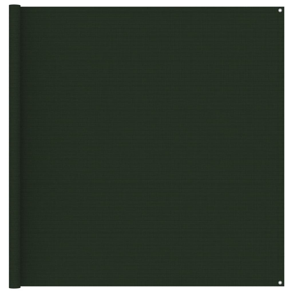 Tappeto da Tenda 200x400 cm Verde Scuro