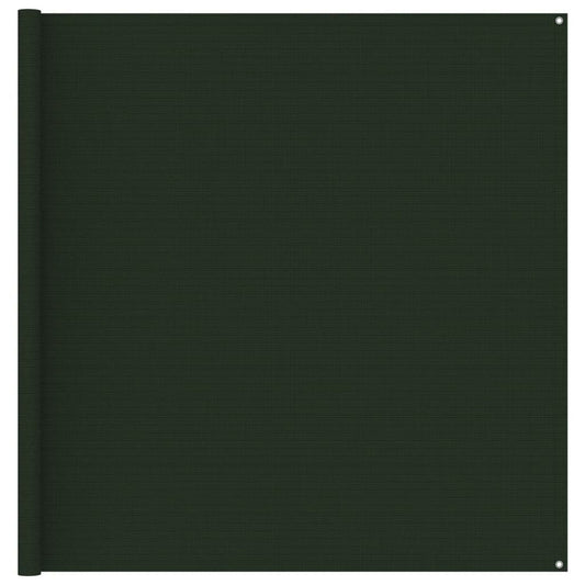 Tappeto da Tenda 200x400 cm Verde Scuro