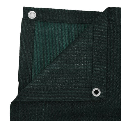 Tappeto da Tenda 400x700 cm Verde Scuro in HDPE