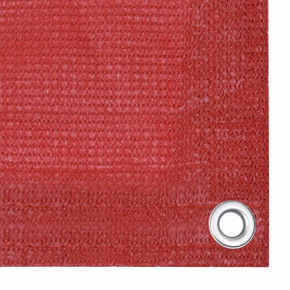 Paravento da Balcone Rosso 75x300 cm in HDPE | homemem39