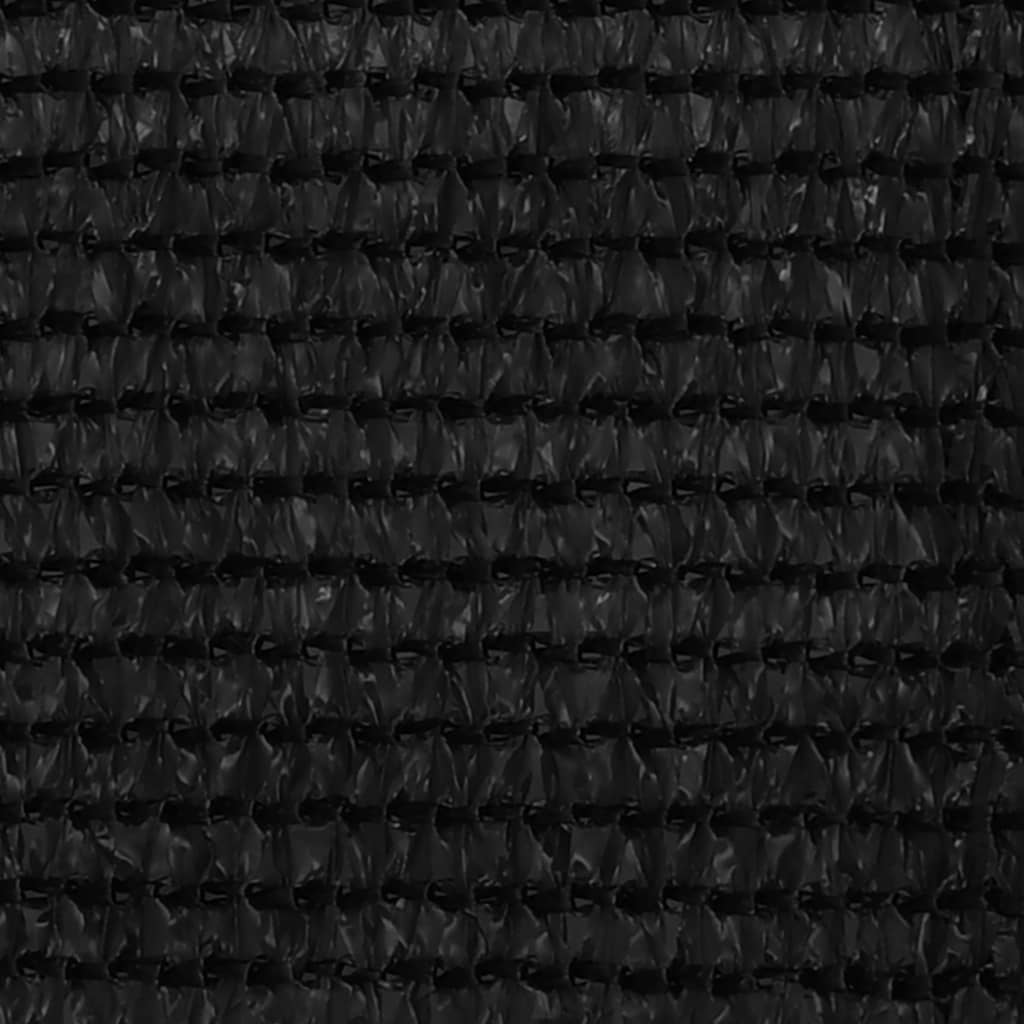 Paravento da Balcone Nero 75x400 cm in HDPE