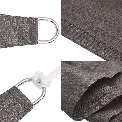 Vela Parasole 160 g/m² Antracite 3x3 m in HDPE - homemem39