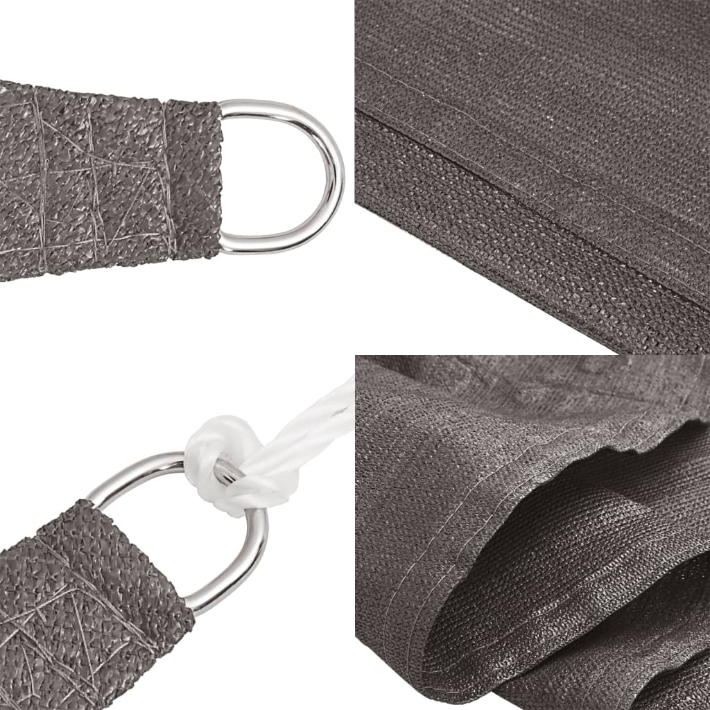 Vela Parasole 160 g/m² Antracite 2x2,5 m in HDPE | homemem39
