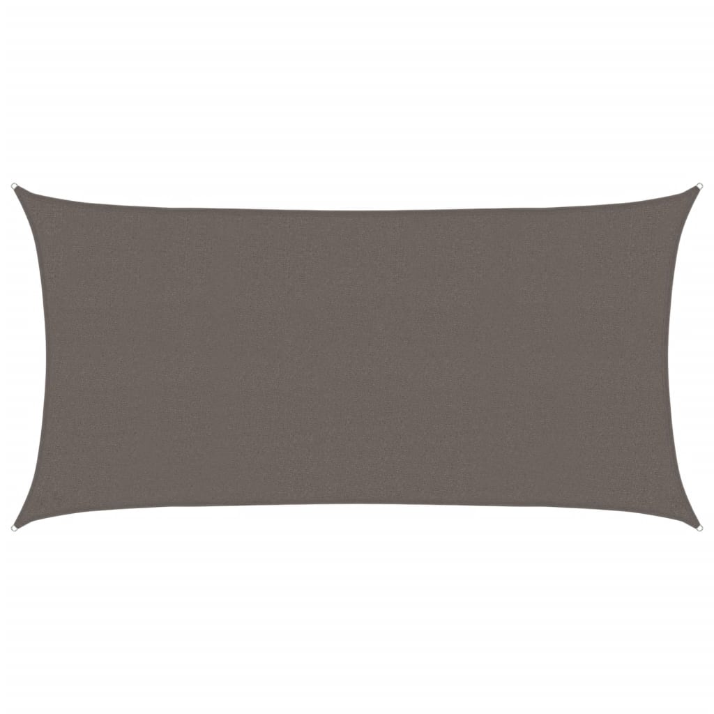 Vela Parasole 160 g/m² Antracite 2,5x4,5 m in HDPE - homemem39