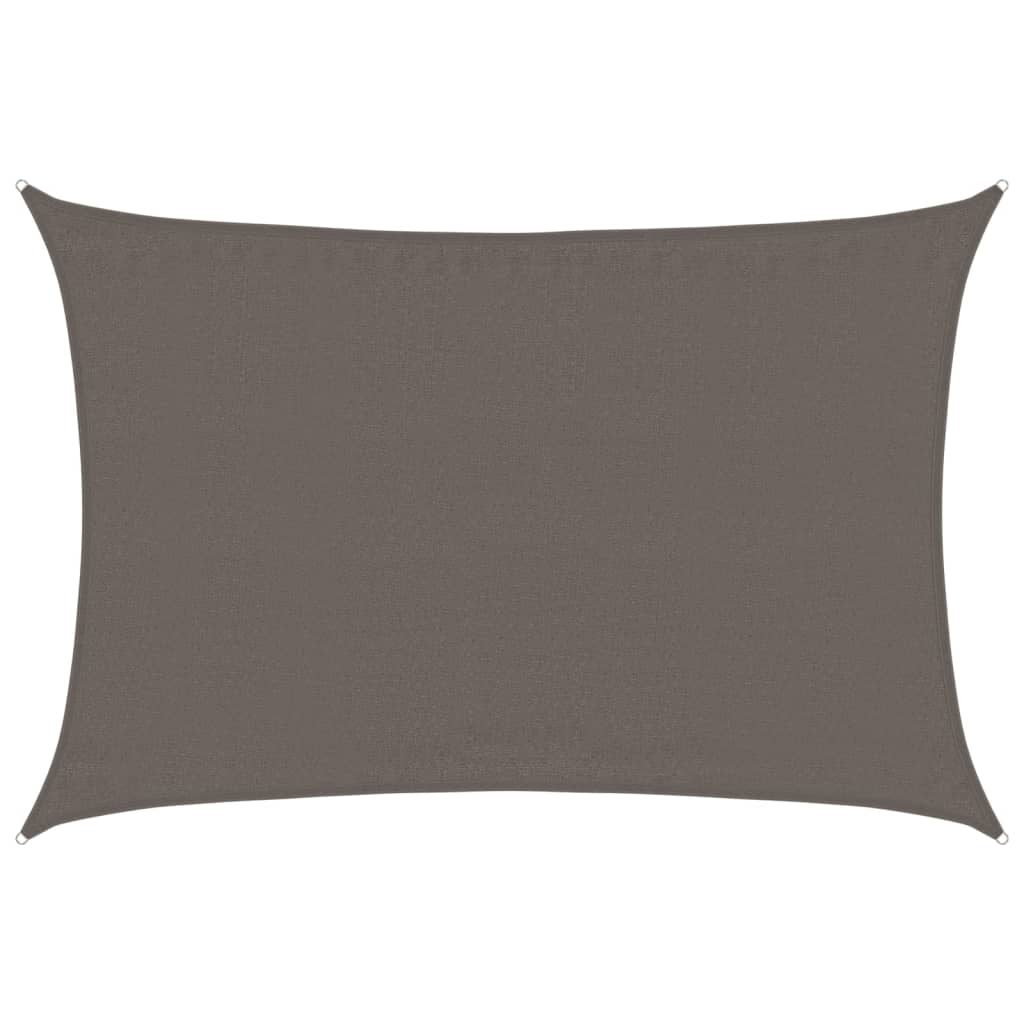 Vela Parasole 160 g/m² Antracite 3,5x4,5 m in HDPE | homemem39