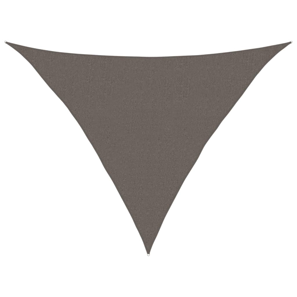 Vela Parasole 160 g/m² Antracite 2,5x2,5x3,5 m in HDPE | homemem39