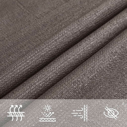 Vela Parasole 160 g/m² Antracite 2,5x2,5x3,5 m in HDPE | homemem39