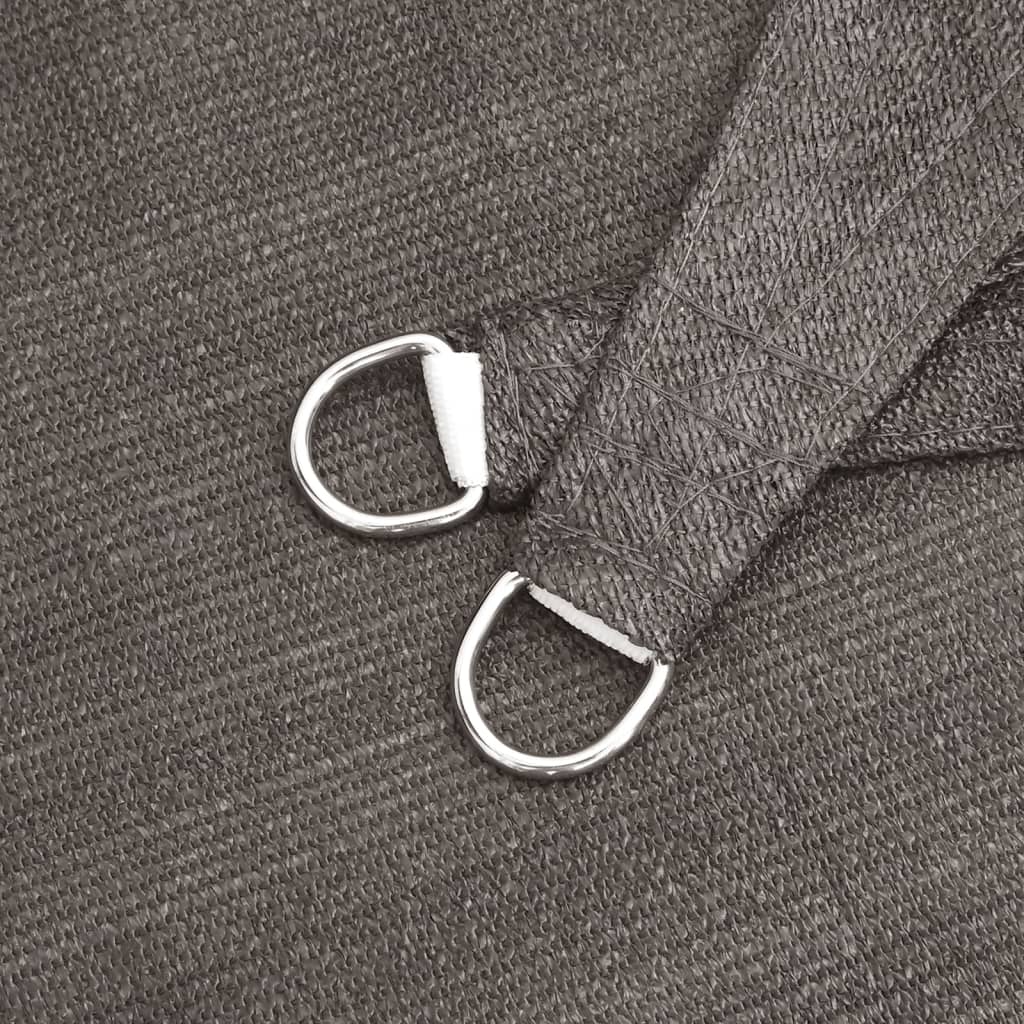 Vela Parasole 160 g/m² Antracite 4x4x5,8 m in HDPE - homemem39