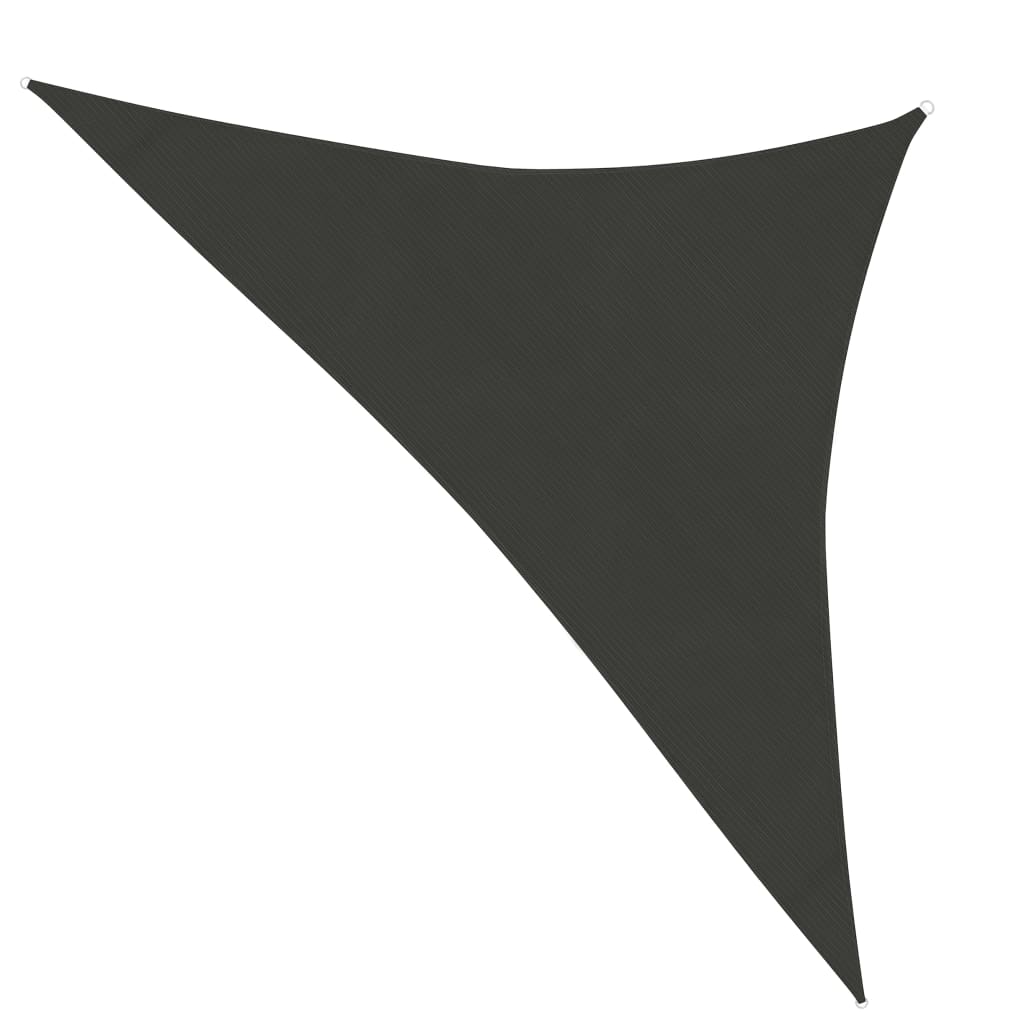 Parasol sail 160 g/m² Anthracite 5x5x6 m in HDPE