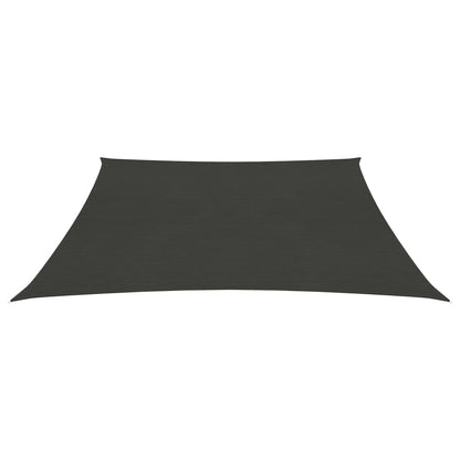 Parasol sail 160 g/m² Anthracite 3/4x3 m in HDPE