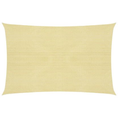 Sonnenschirmsegel 160 g/m² Beige 2x3 m aus HDPE