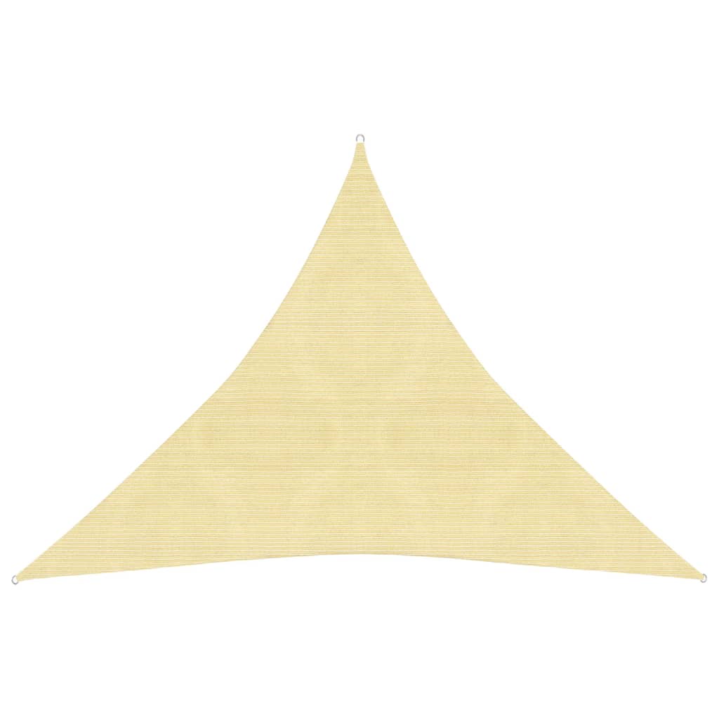 Vela Parasole 160 g/m² Beige 4x4x4 m in HDPE