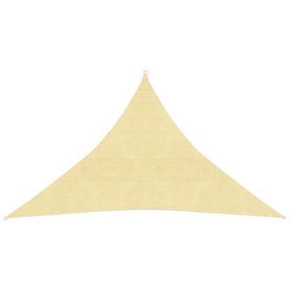 Sonnenschirmsegel 160 g/m² Beige 4x4x5,8 m aus HDPE