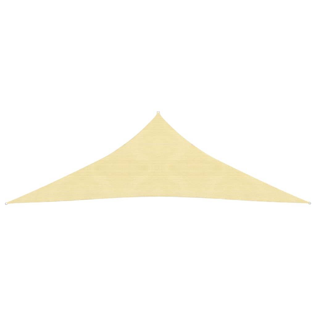 Parasol Sail 160 g/m² Beige 4x4x5.8 m in HDPE