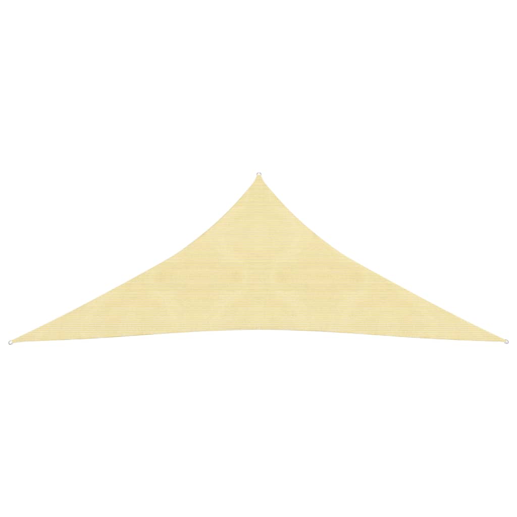 Sonnenschirmsegel 160 g/m² Beige 4,5x4,5x4,5 m aus HDPE