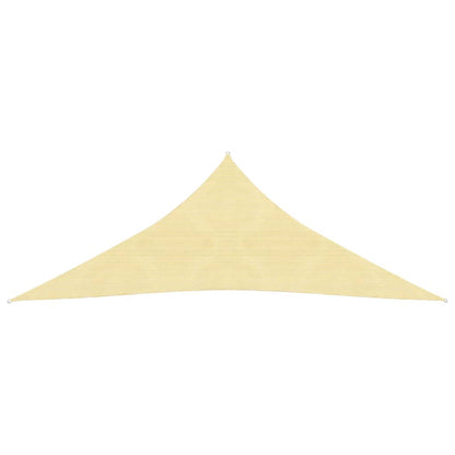 Sonnenschirmsegel 160 g/m² Beige 4,5x4,5x4,5 m aus HDPE