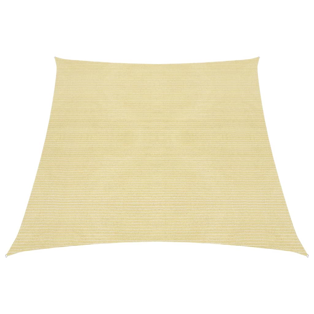 Parasol Sail 160 g/m² Beige 3/4x2 m in HDPE