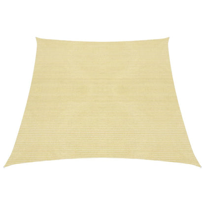 Parasol Sail 160 g/m² Beige 3/4x2 m in HDPE