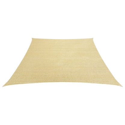 Parasol Sail 160 g/m² Beige 3/4x2 m in HDPE