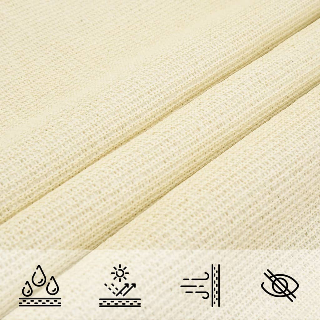 Vela Parasole 160 g/m² Crema 7x7 m in HDPE