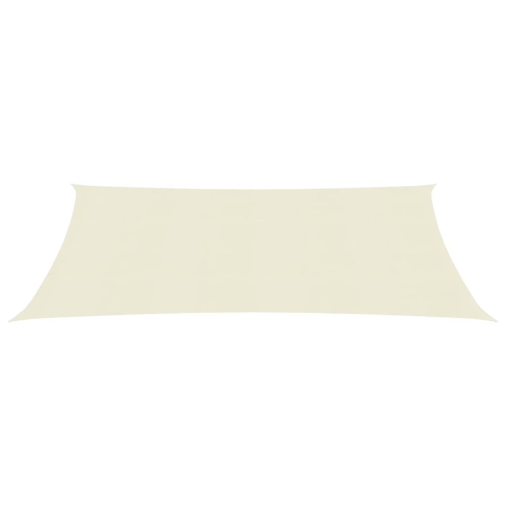 Parasol sail 160 g/m² Cream 2.5x4.5 m in HDPE