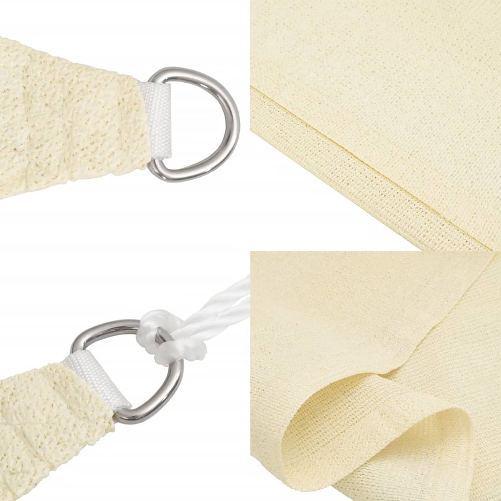 Vela Parasole 160 g/m² Crema 3,5x4,5 m in HDPE | homemem39