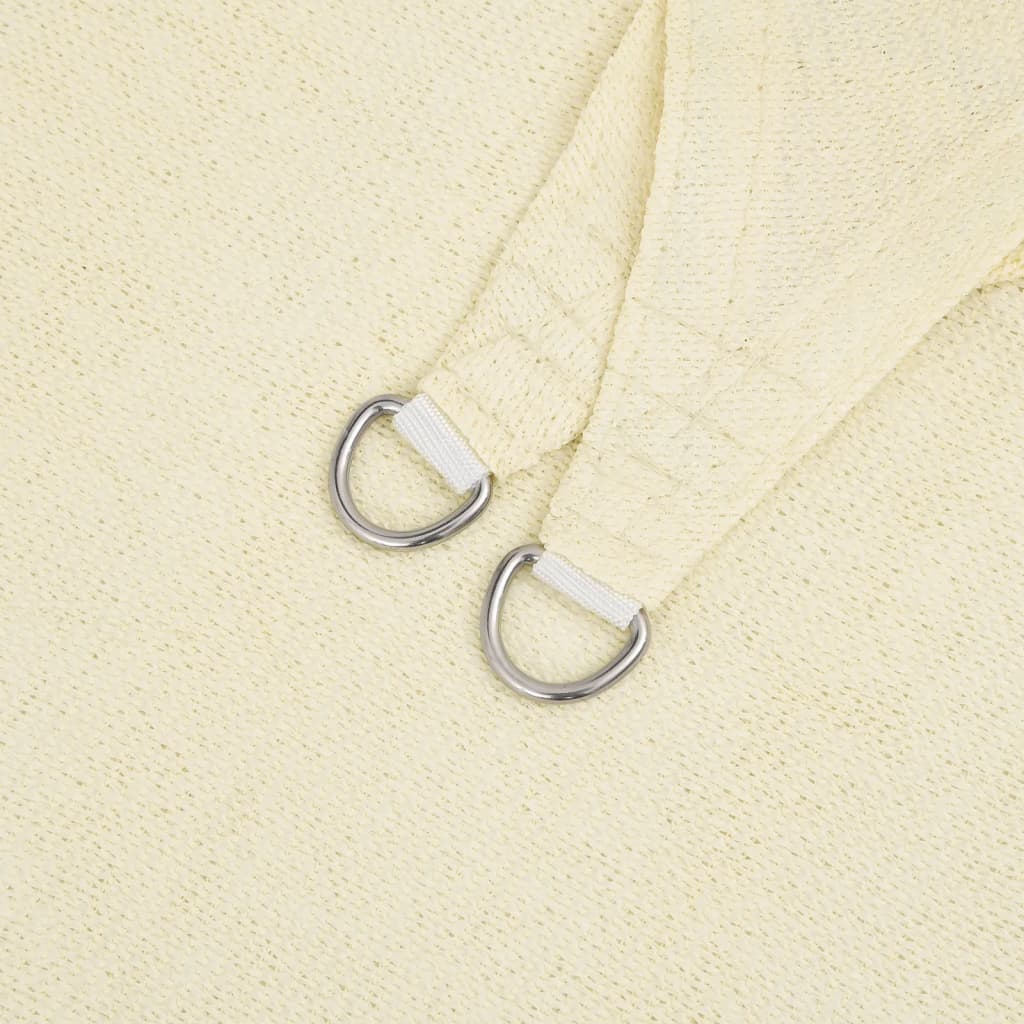 Vela Parasole 160 g/m² Crema 4,5x4,5x4,5 m in HDPE - homemem39