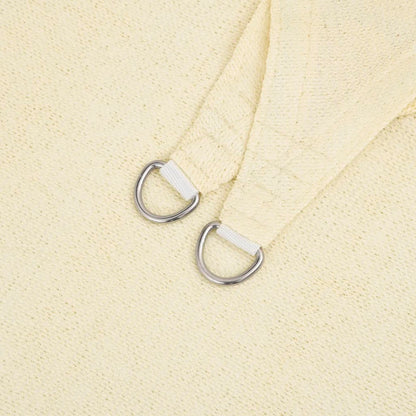 Vela Parasole 160 g/m² Crema 5x6x6 m in HDPE - homemem39