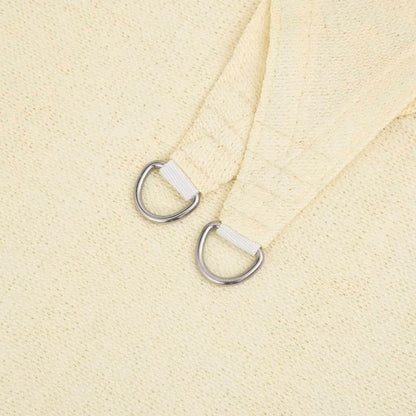 Vela Parasole 160 g/m² Crema 3/4x2 m in HDPE - homemem39