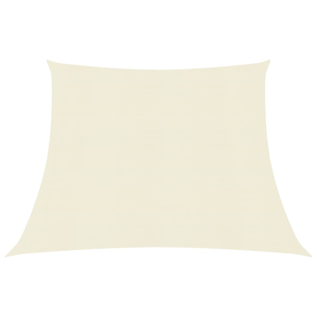 Sonnenschirmsegel 160 g/m² Creme 3/4x3 m aus HDPE