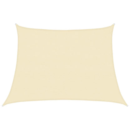 Parasol sail 160 g/m² Cream 4/5x3 m in HDPE