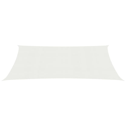 Sunshade Sail 160 g/m² White 2.5x4.5 m in HDPE