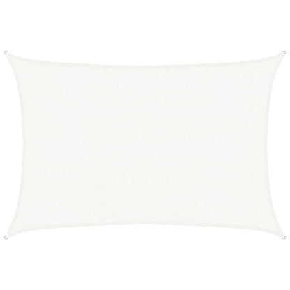 Vela Parasole 160 g/m² Bianca 3x4,5 m in HDPE - homemem39