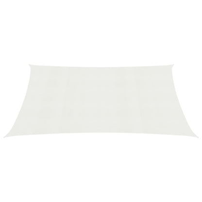 Sunshade Sail 160 g/m² White 3.5x4.5 m in HDPE