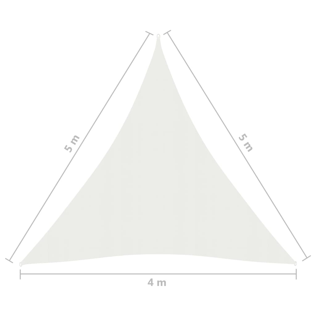 Vela Parasole 160 g/m² Bianca 4x5x5 m in HDPE