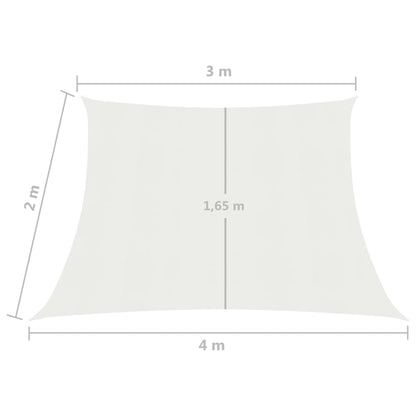 Vela Parasole 160 g/m² Bianca 3/4x2 m in HDPE