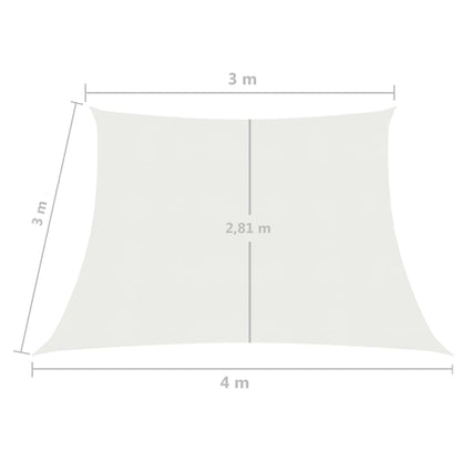 Vela Parasole 160 g/m² Bianca 3/4x3 m in HDPE