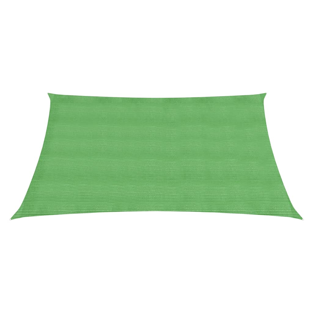 Sunshade Sail 160 g/m² Light Green 3.6x3.6 m in HDPE