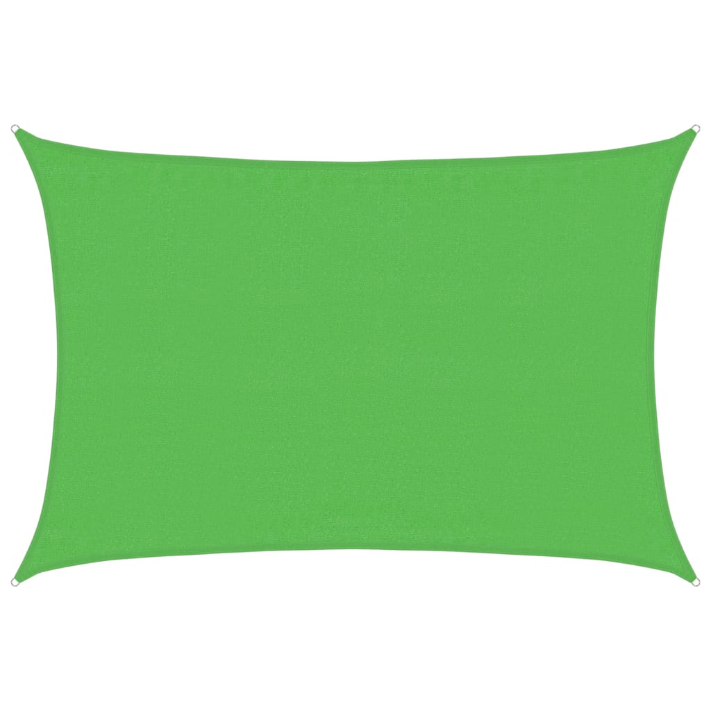 Vela Parasole 160 g/m² Verde Chiaro 3,5x5 m in HDPE