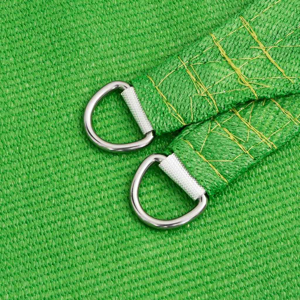 Vela Parasole 160 g/m² Verde Chiaro 3,5x5 m in HDPE