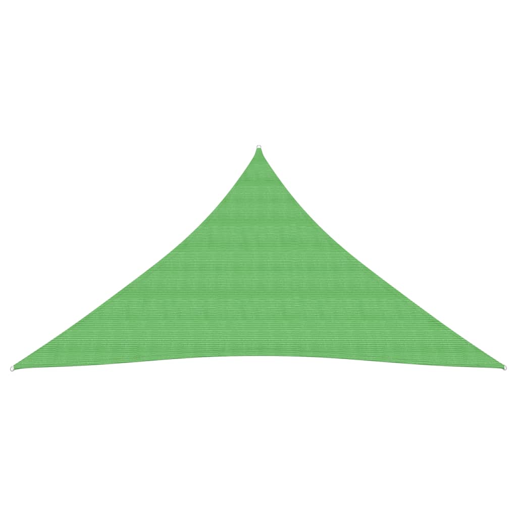 Sunshade Sail 160 g/m² Light Green 3x4x4 m in HDPE