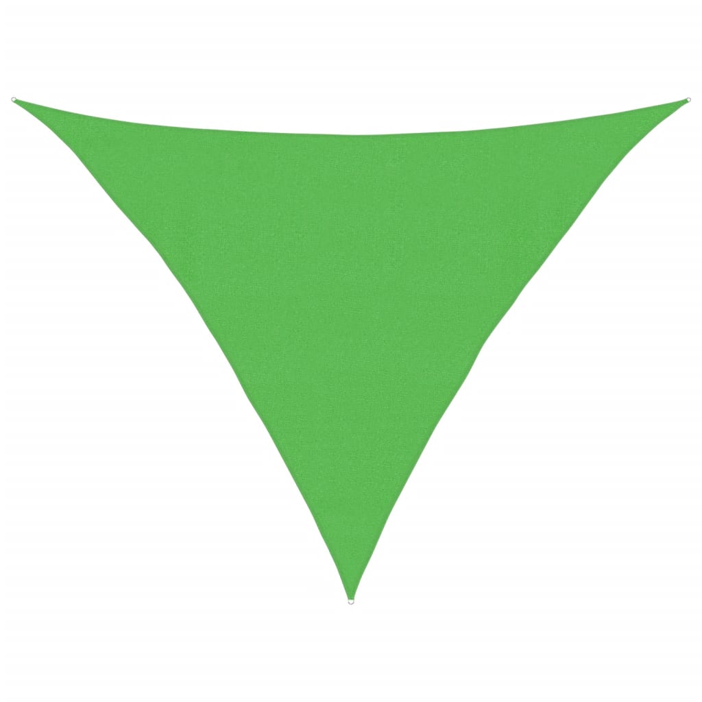 Sunshade Sail 160 g/m² Light Green 4x4x5.8 m in HDPE