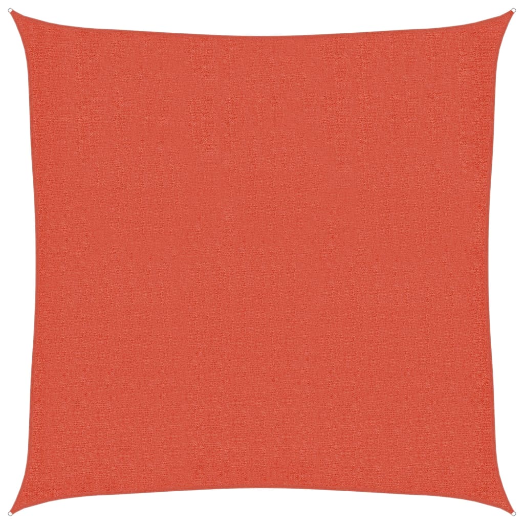 Vela Parasole 160 g/m² Quadrata Terracotta 2,5x2,5 m in HDPE