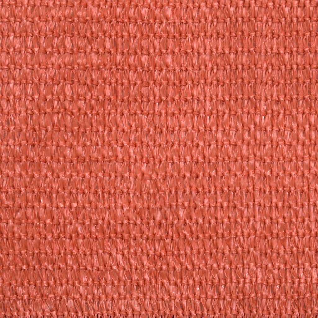 Vela Parasole 160 g/m² Quadrata Terracotta 2,5x2,5 m in HDPE