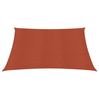 Vela Parasole 160 g/m² Terracotta 3x3 m in HDPE